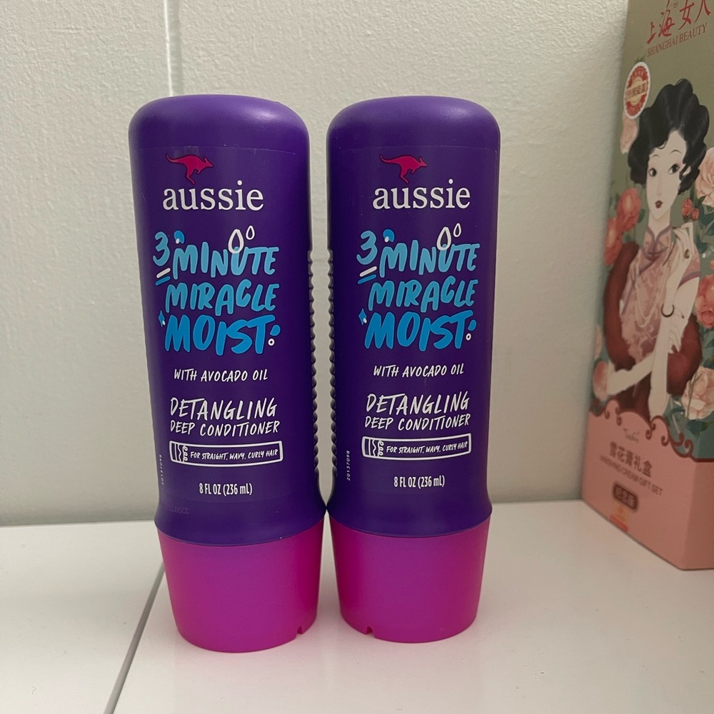 Aussie 3 Minute Miracle Moisture Deep Conditioning Detangling Cream X’s 2